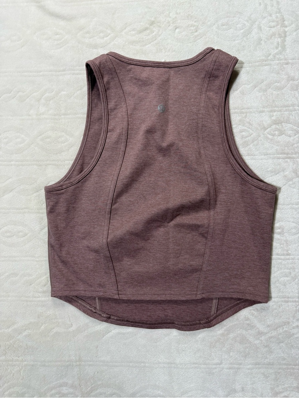 Lululemon‎ / Peloton Soft Sueded Crewneck Cropped Tank Top - Picture 3 of 4